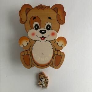 Bartolucci Wooden Musical Wall Puppy